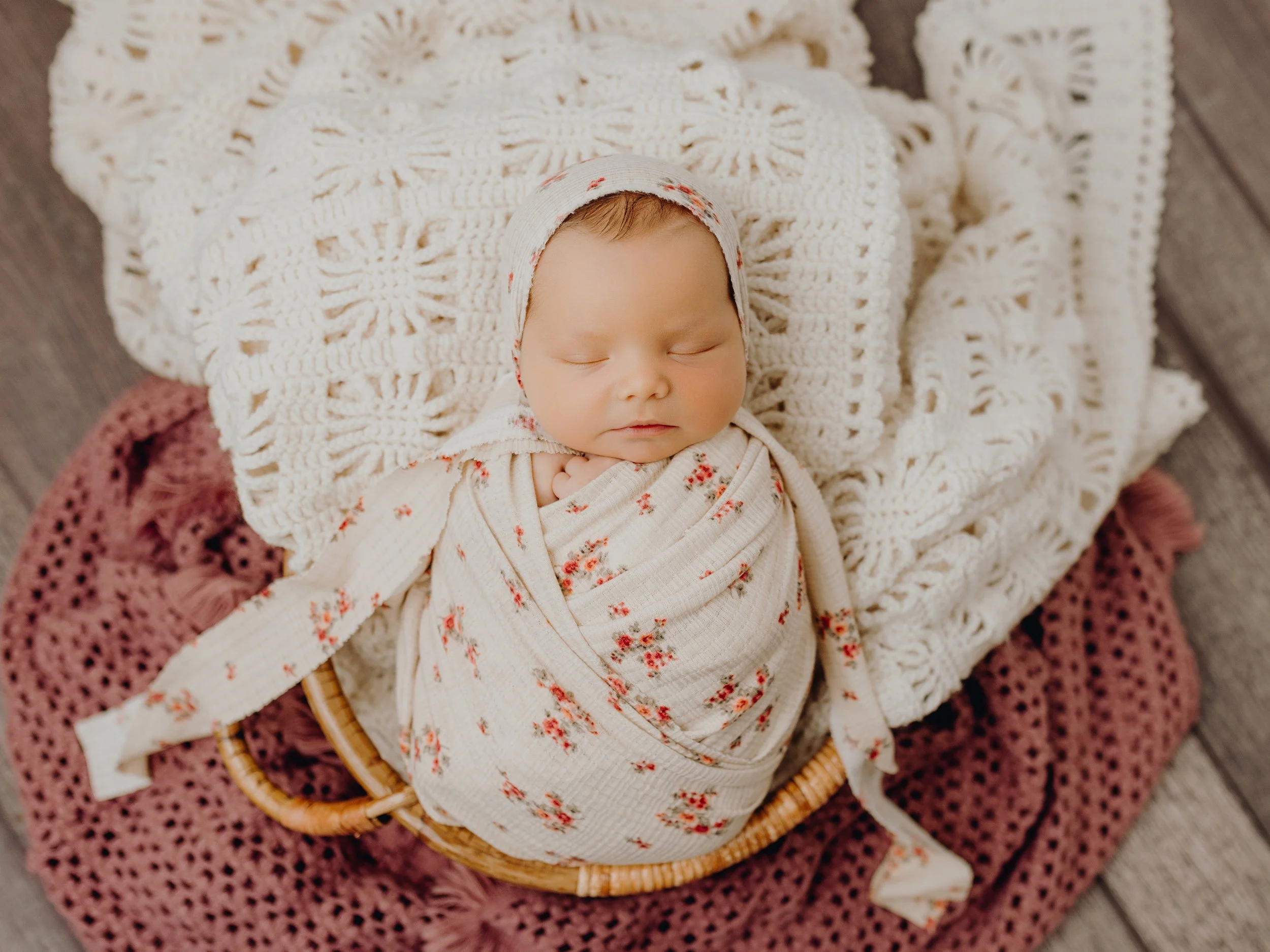 Wrapped with Vintage Florals and Textures