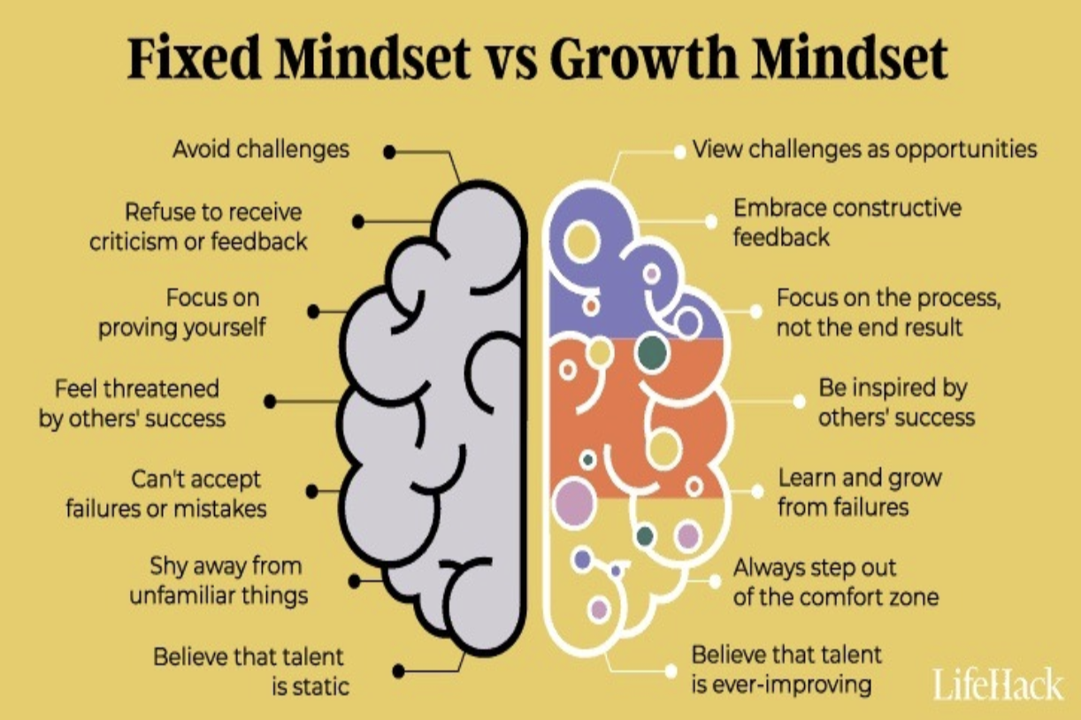 What is the difference between a growth vs. fixed mindset? — ANDREA ...
