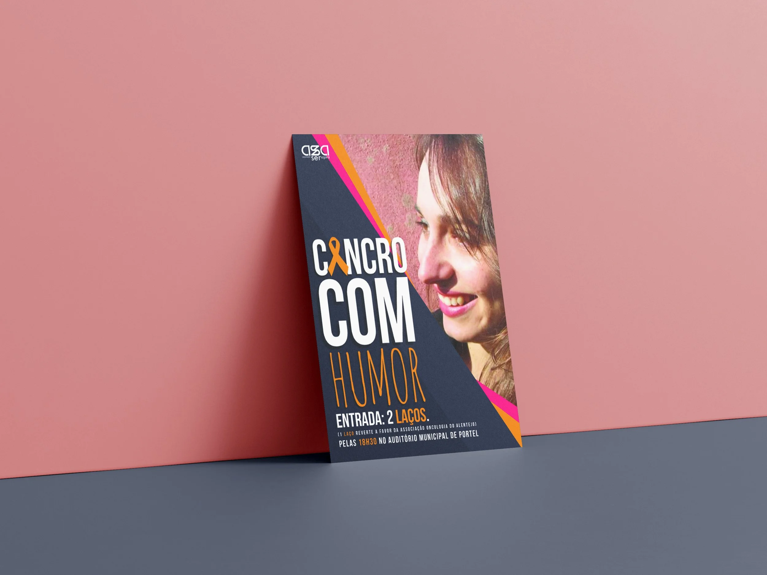 Cartaz para Evento "Cancro com Humor"