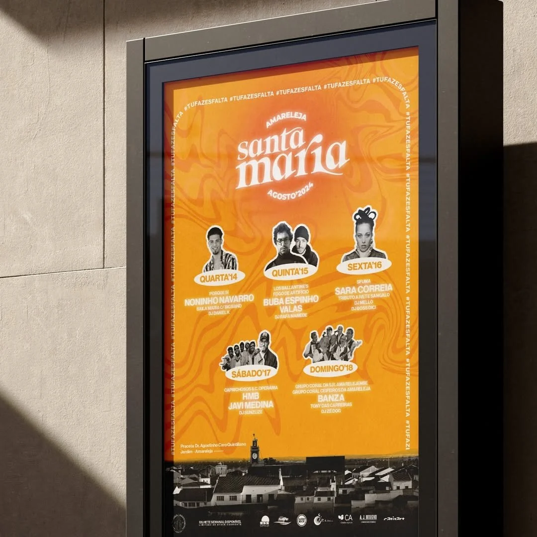 Cartaz Festas de Santa Maria 2024 - Amareleja