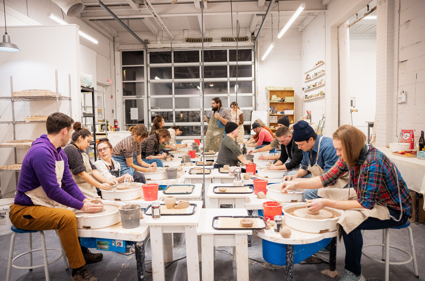 adult classes, pottery class, pottery classes, Portland Pottery, beginner pottery