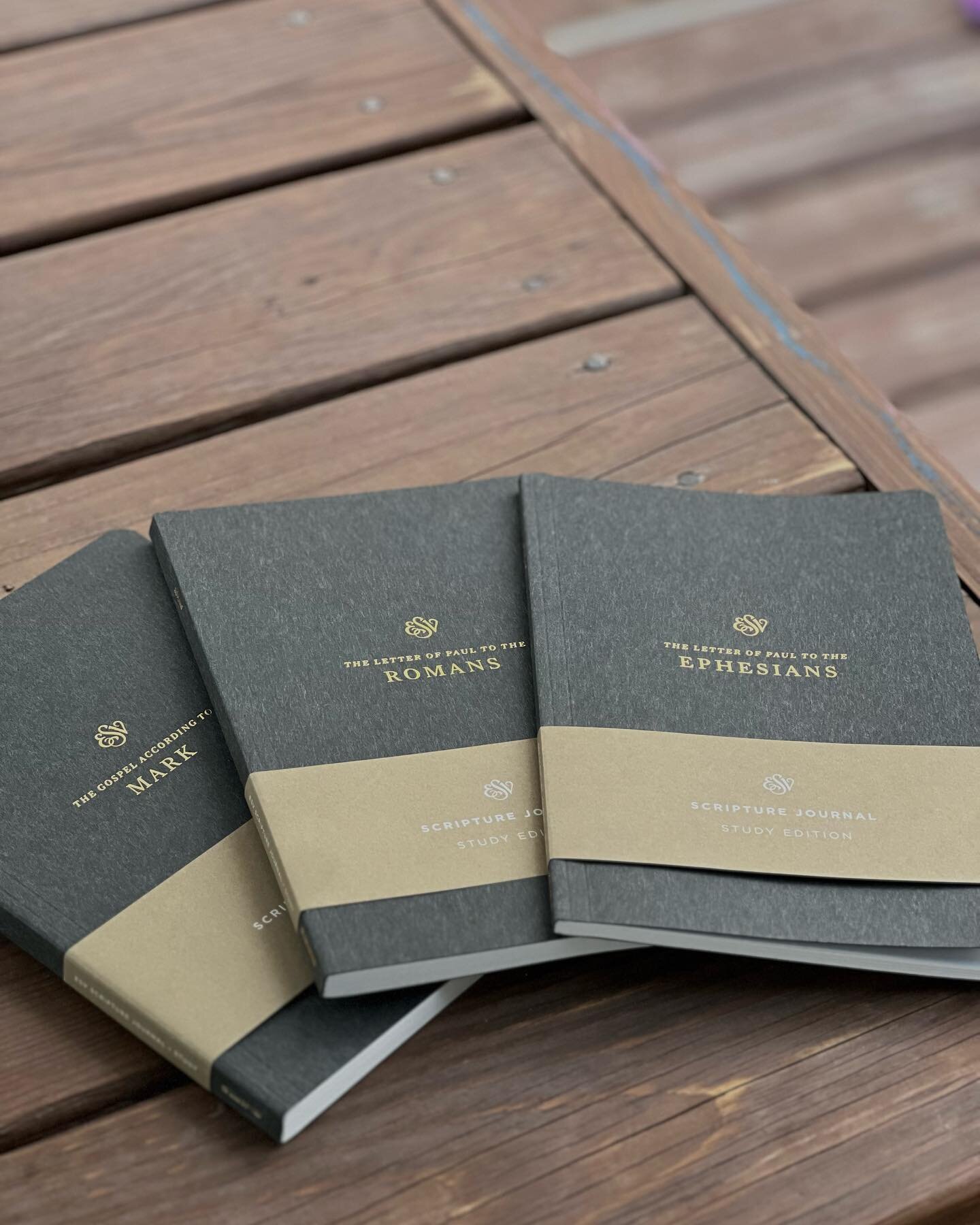 Excited for these new ESV Scripture Journal Study Editions that are releasing soon from @crosswaybooks.