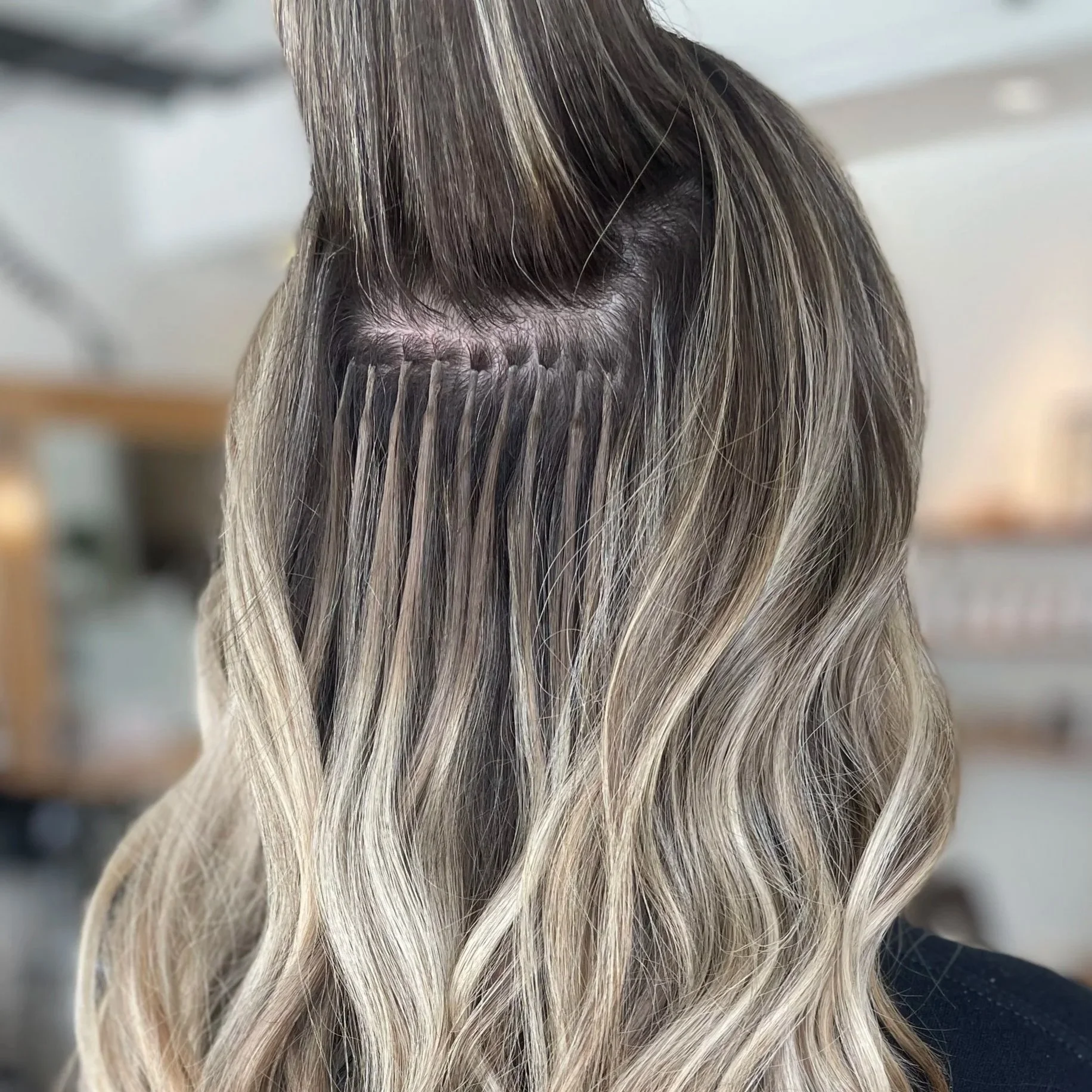 Keratin fusion hair extensions for long-lasting, natural hair in Grand Rapids