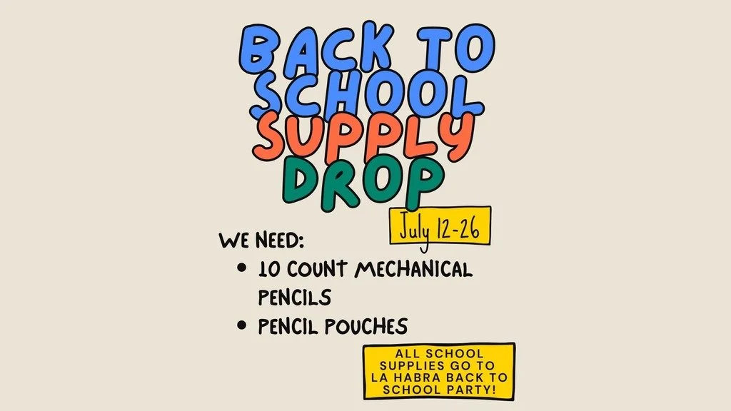 School Supply Drop 