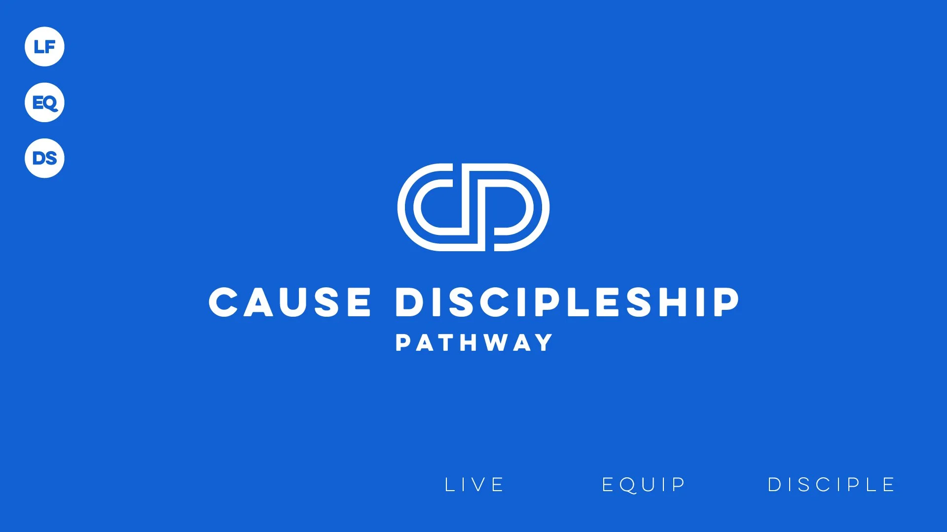 Discipleship Pathway: Phase 1