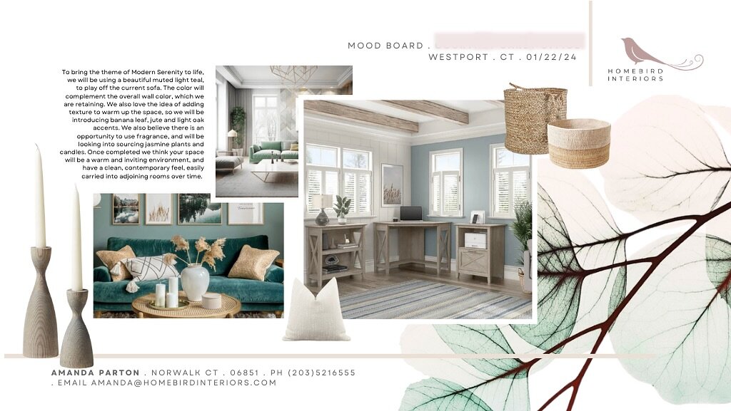 In the mood for a small office space revamp. Channeling modern serenity &mdash;a welcoming and calming space without breaking the budget
&bull;
Follow @homebirdinteriors1 for more content like this 🎨

#interiordesign #boldcolors #design ideas #desig