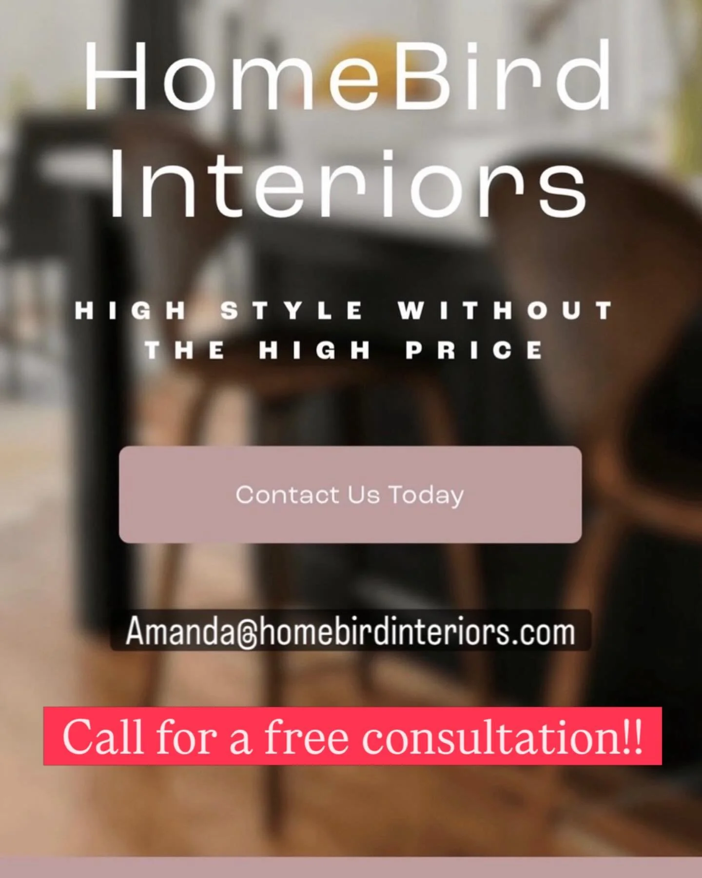 Transparent pricing system, shared trade discounts, call or visit my website to set up a consultation. It&rsquo;s free!!