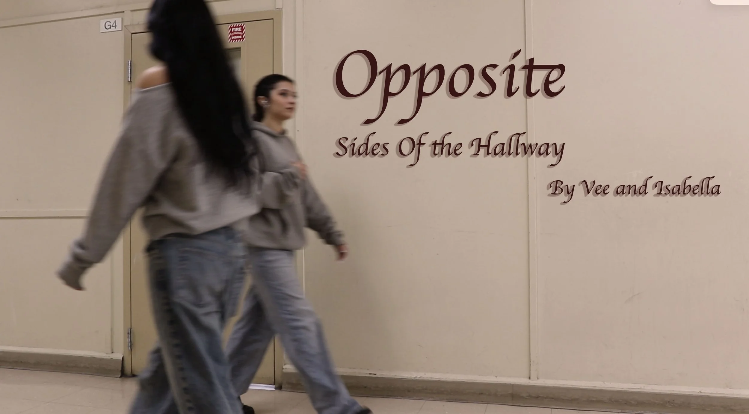 Opposite Sides of the Hallway