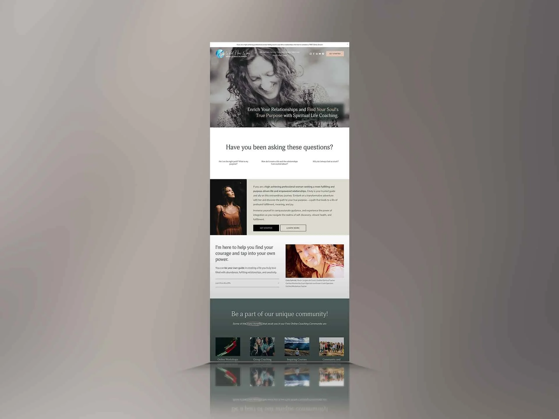 wild new way coaching squaresapce website after vip tweaks