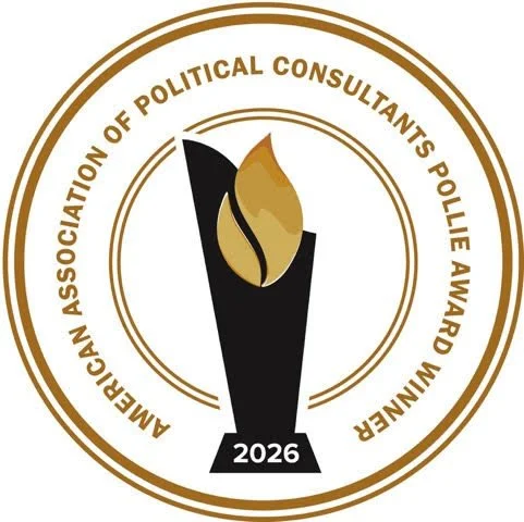2026 Pollies Award win logo
