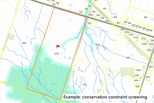 Option 1: Zoning and Conservation Check