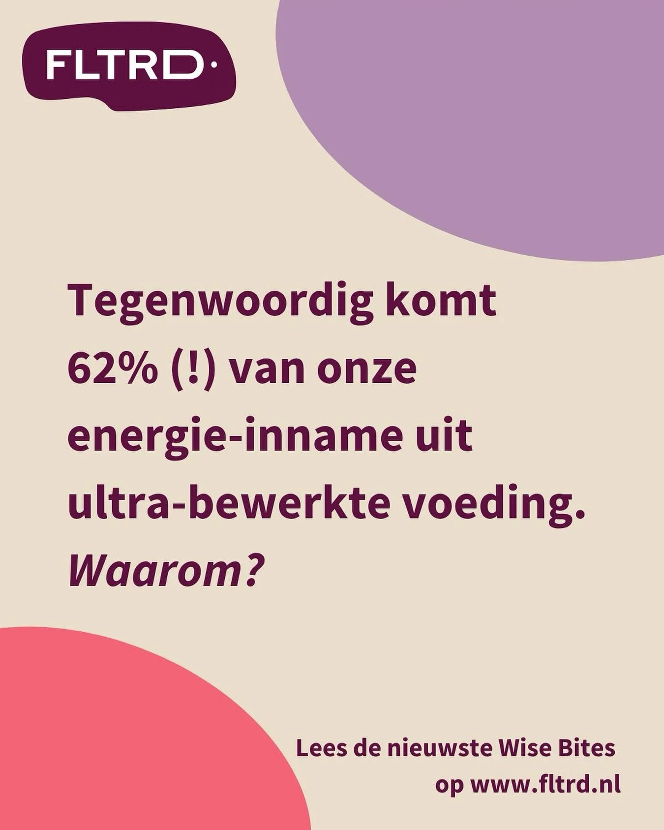 📊 Wist je dat maar liefst 62% van onze energie-inname tegenwoordig uit ultra-bewerkte voeding komt? 🤯 Maar waarom eigenlijk? 🤔

Van houdbaarheid tot verslaving, de voedingsindustrie speelt in op gemak en smaak, maar wat betekent dit voor onze gezo