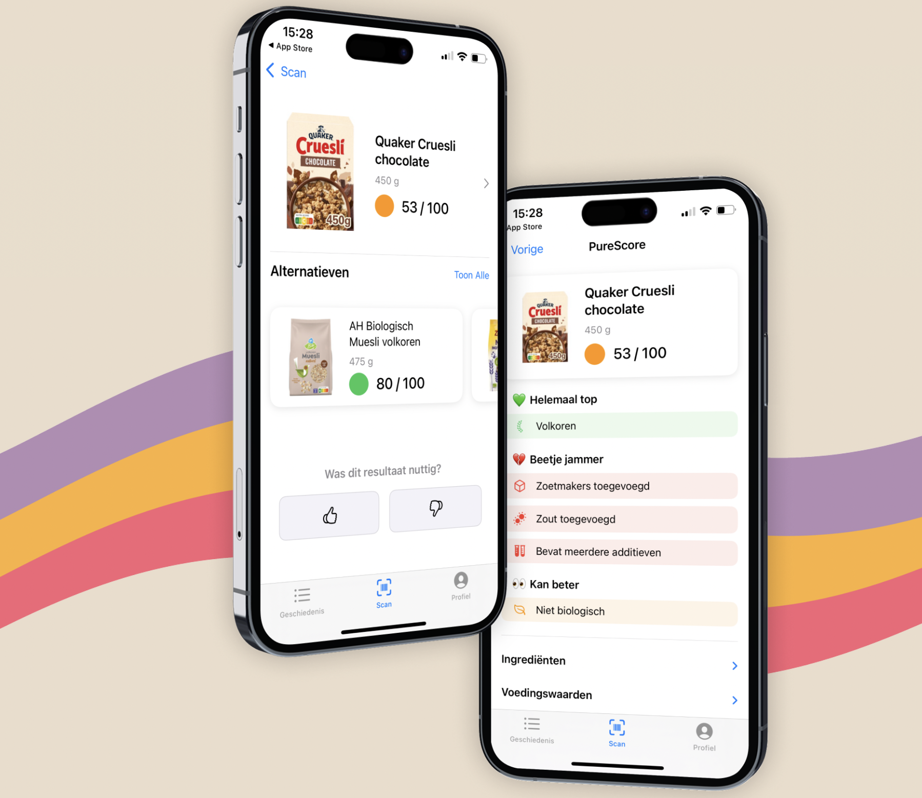 FLTRD App met PureScore