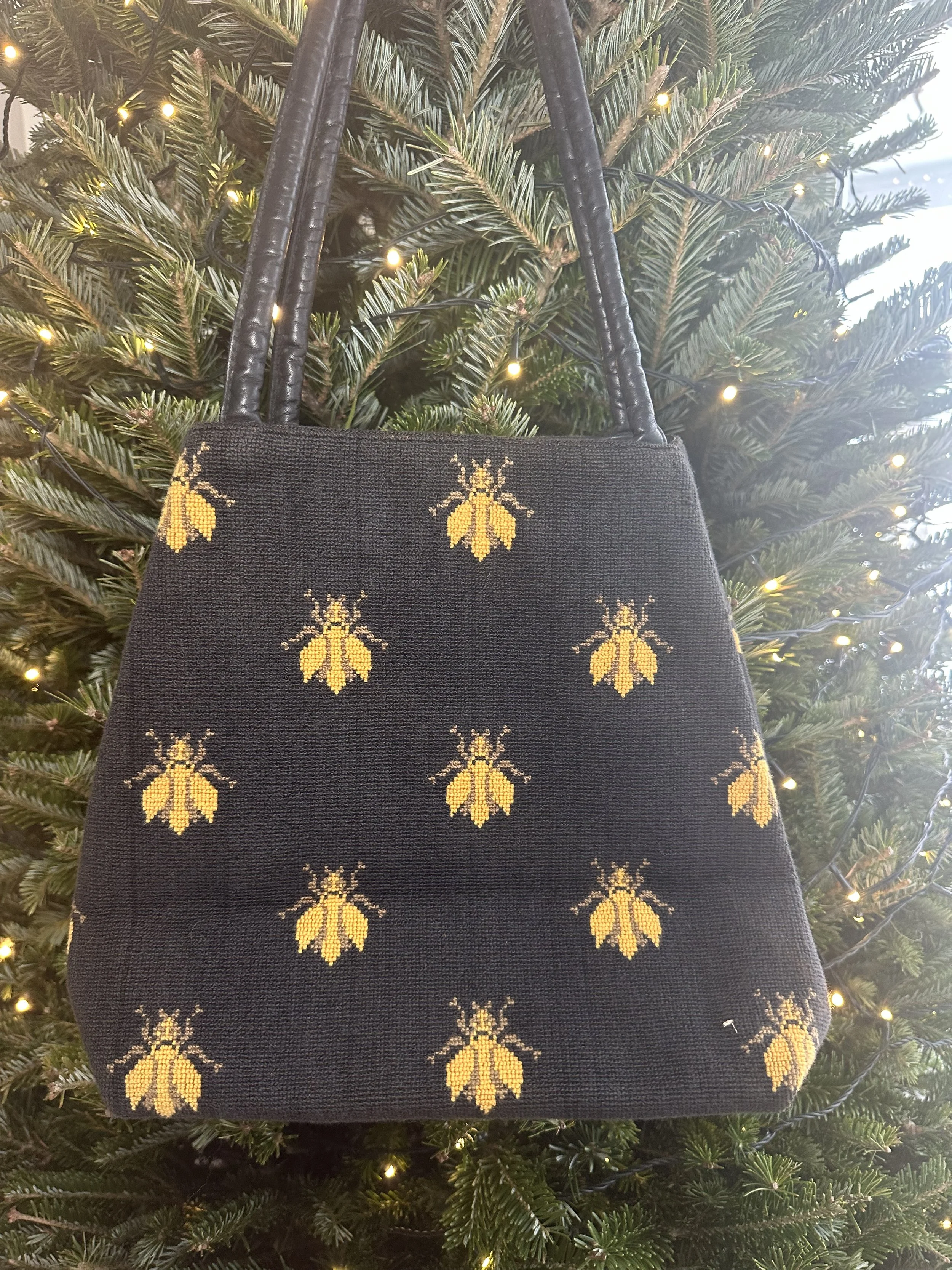 Vintage Matching Purse + Loafer Set