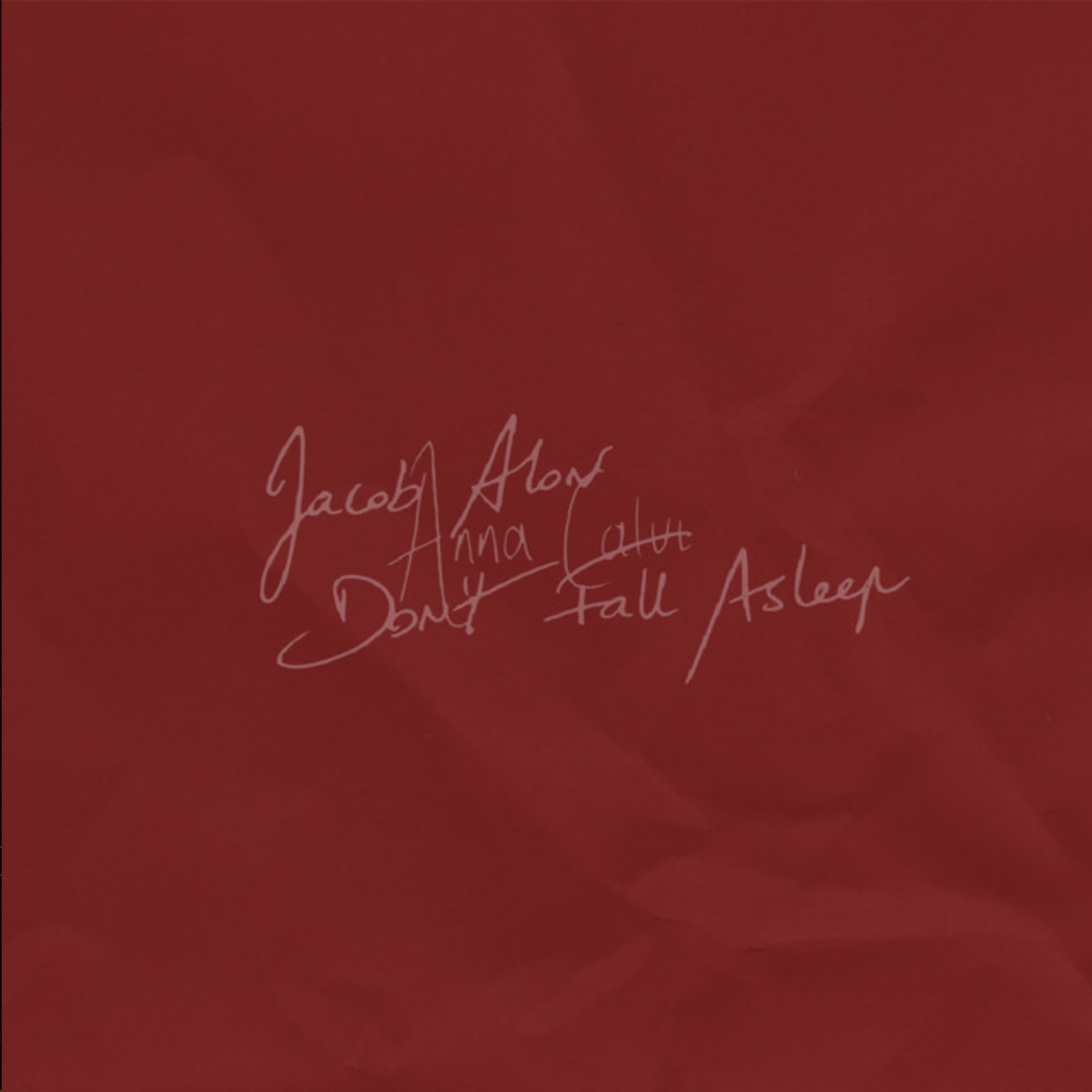 Anna Calvi, Jacob Alon - 'Don't Fall Asleep' (Engineer)