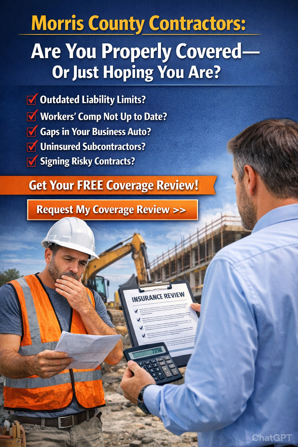 Free Contractor Coverage Review – Morris County, NJ