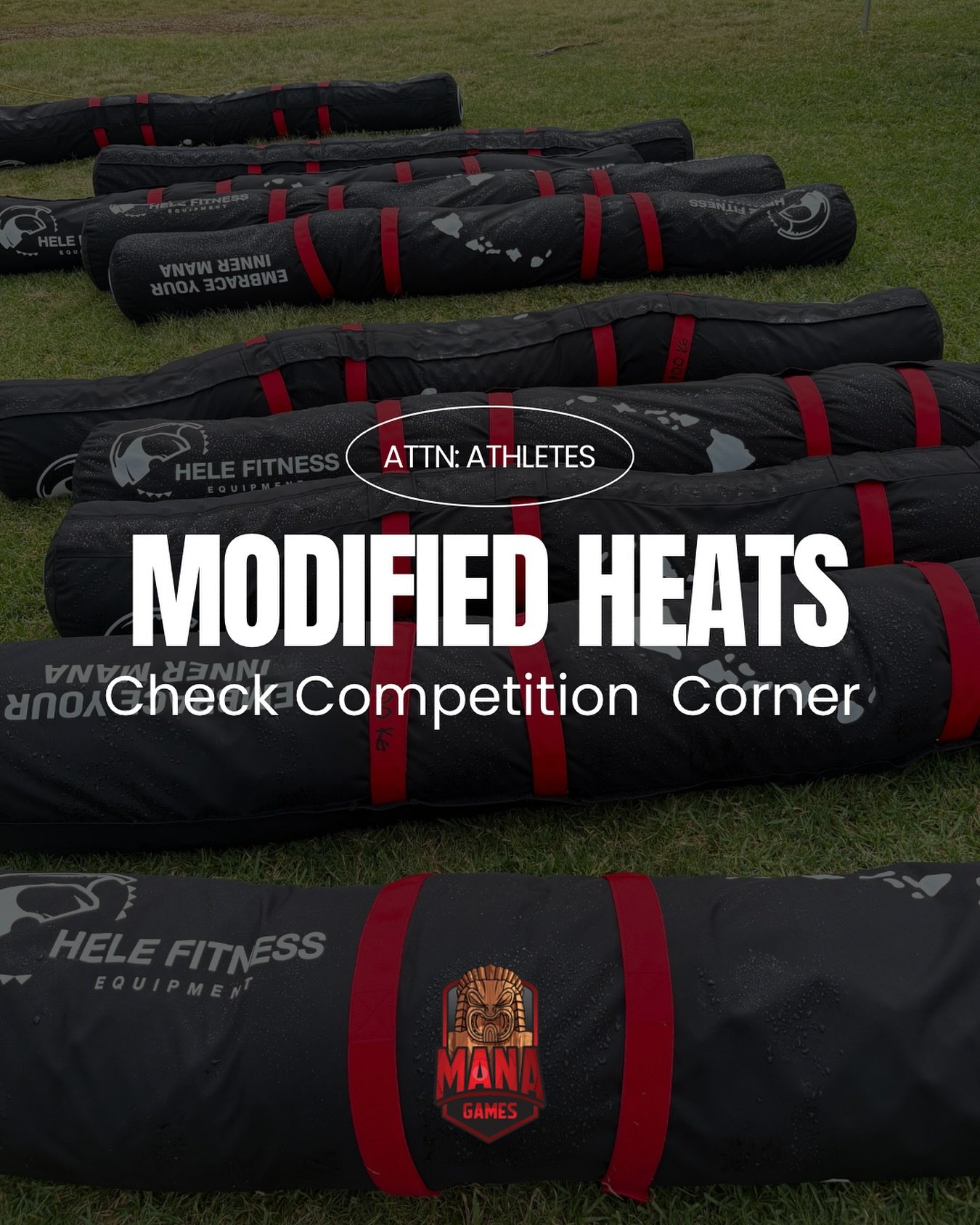ATHLETES!  The heats have been reseeded for Day 2. Please check Competition Corner.  Mahalo! 🤙🏾