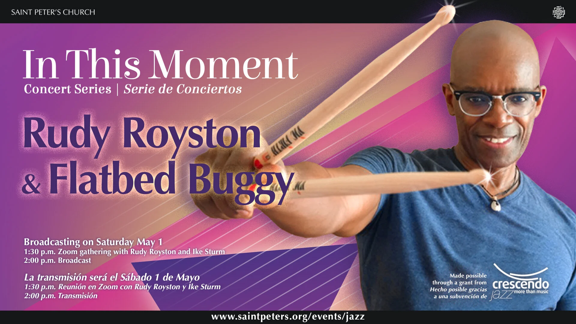 In This Moment Concert Series: Rudy Royston &amp; Flatbed Buggy