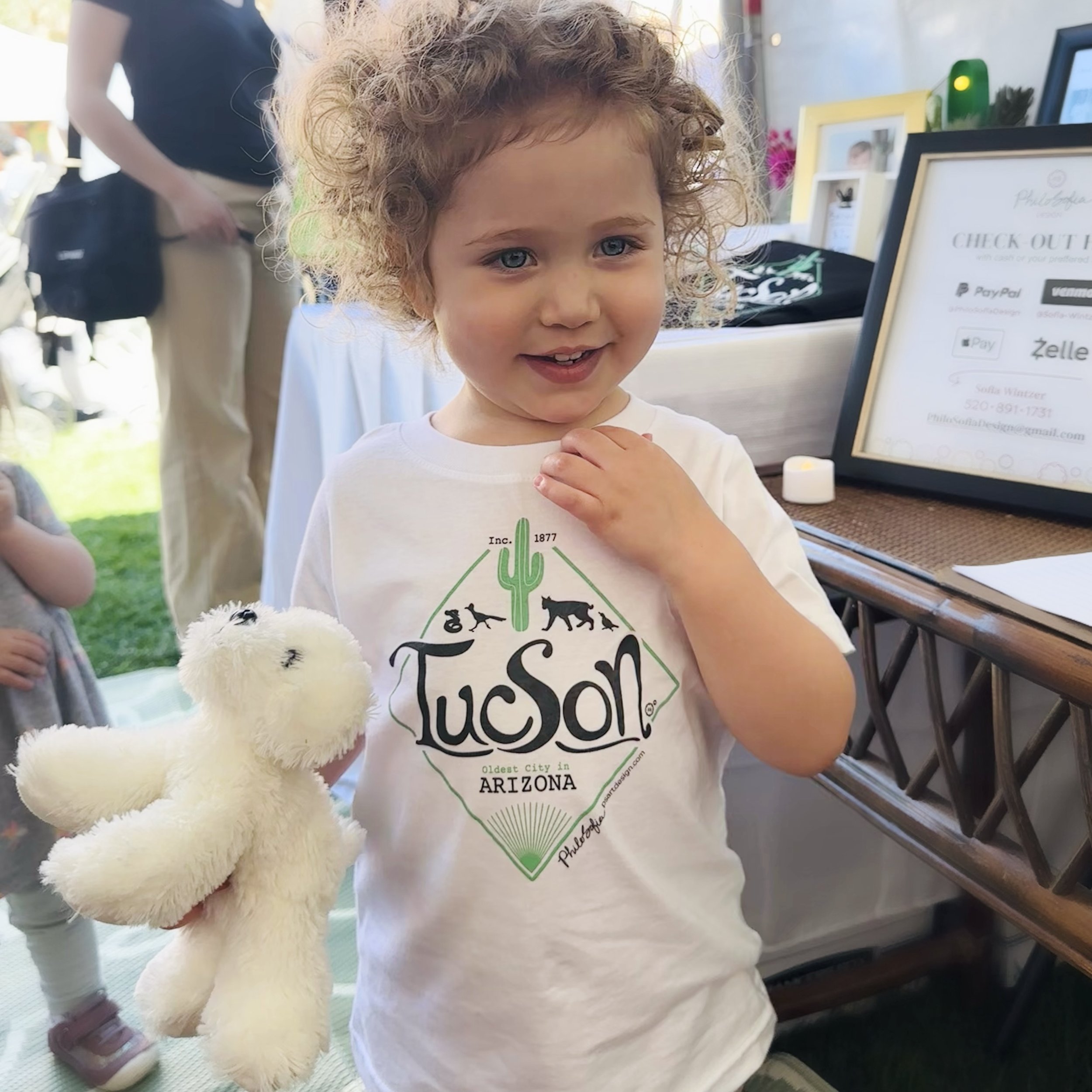 Adorable toddler wearing Tucson Graphic T-Shirt