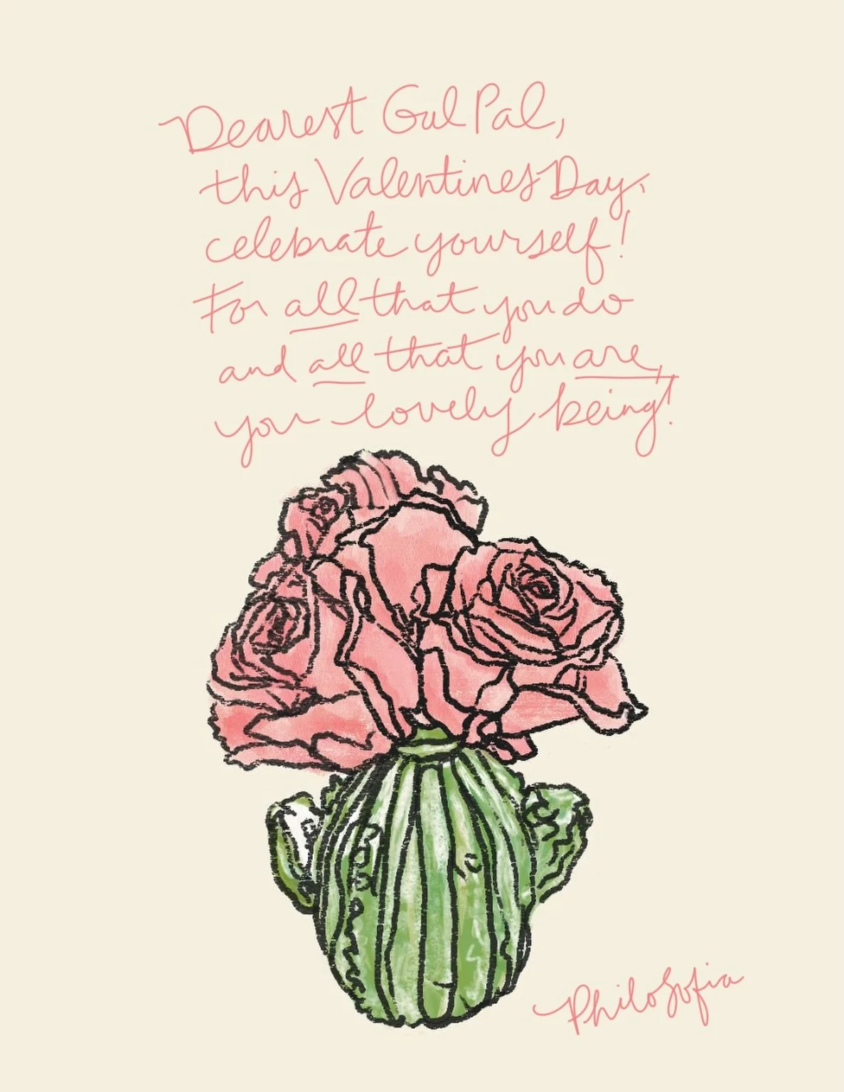 LADIES AND GENTLE HUMANS, shower yourself with love today 🥰!