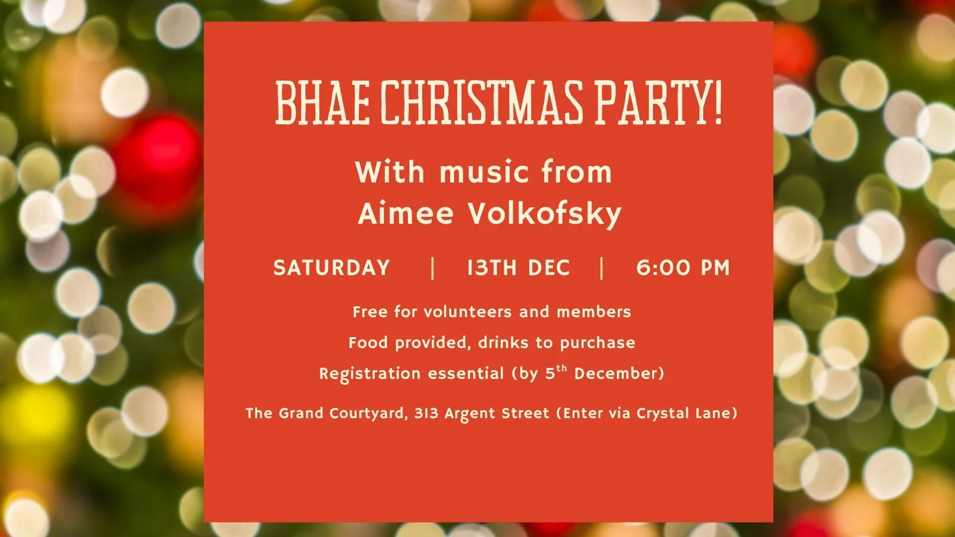 Christmas party on the 13th for members and volunteers, please register by the 5th of December on our website, we hope to see you there!
https://www.brokenhillartexchange.org.au/workshops/christmas-party-for-members-volunteers
