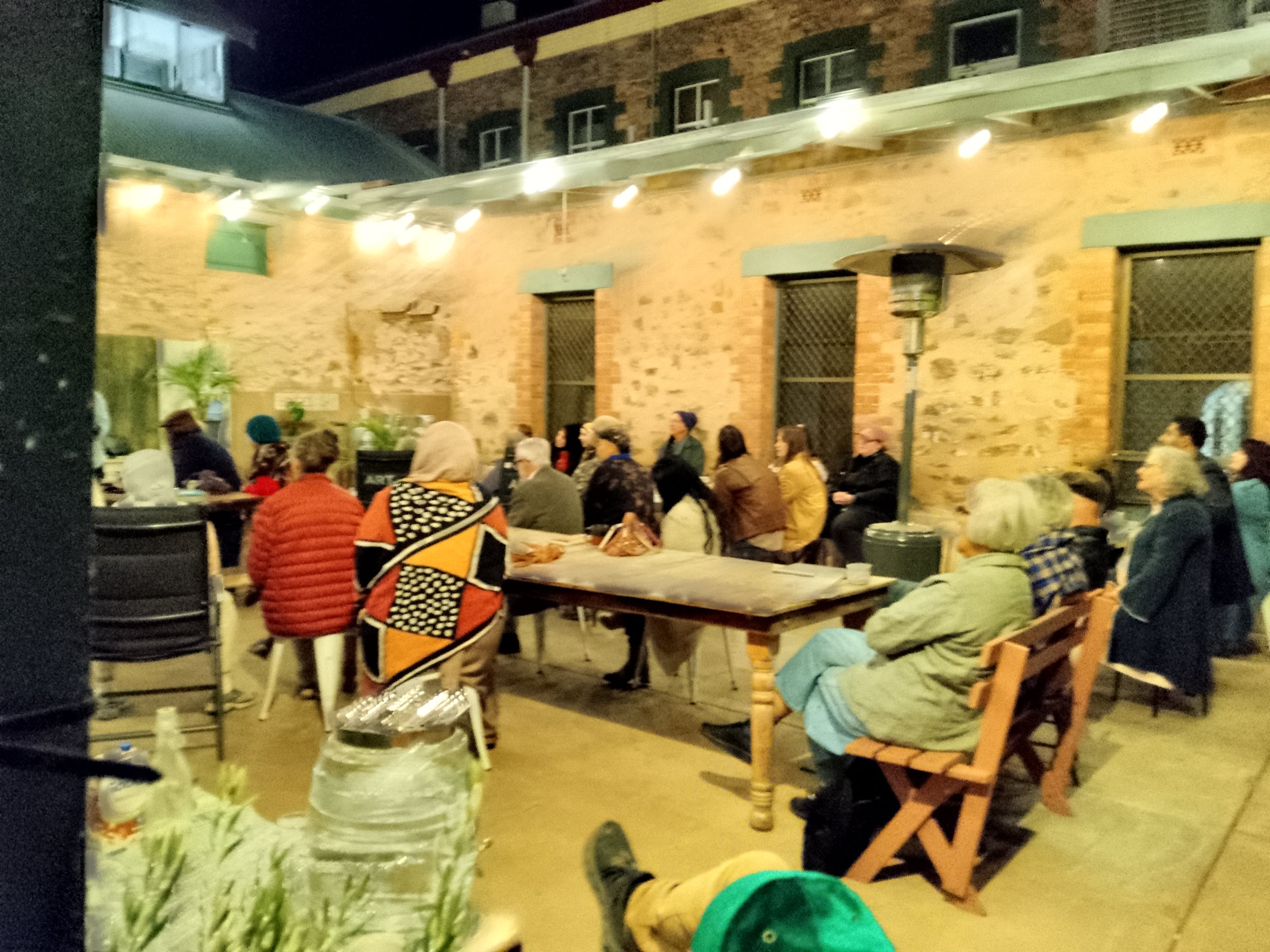 OUtside courtyard community events