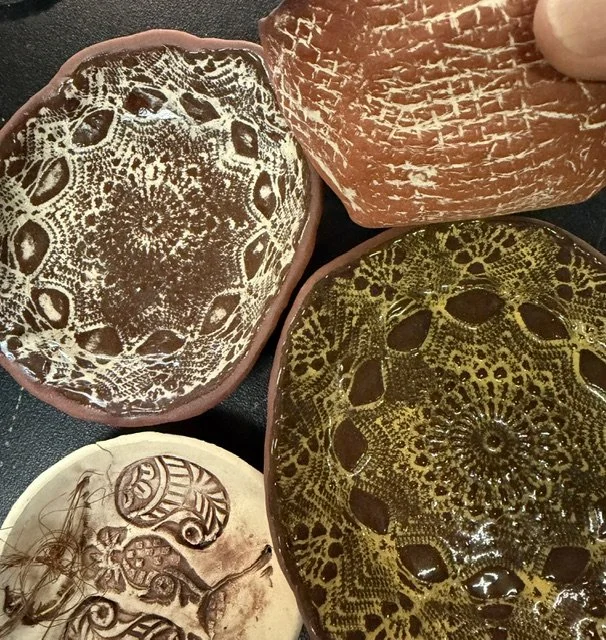 Ceramics on ceramic surface