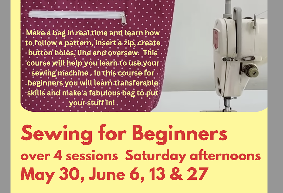 Learn to Sew Course