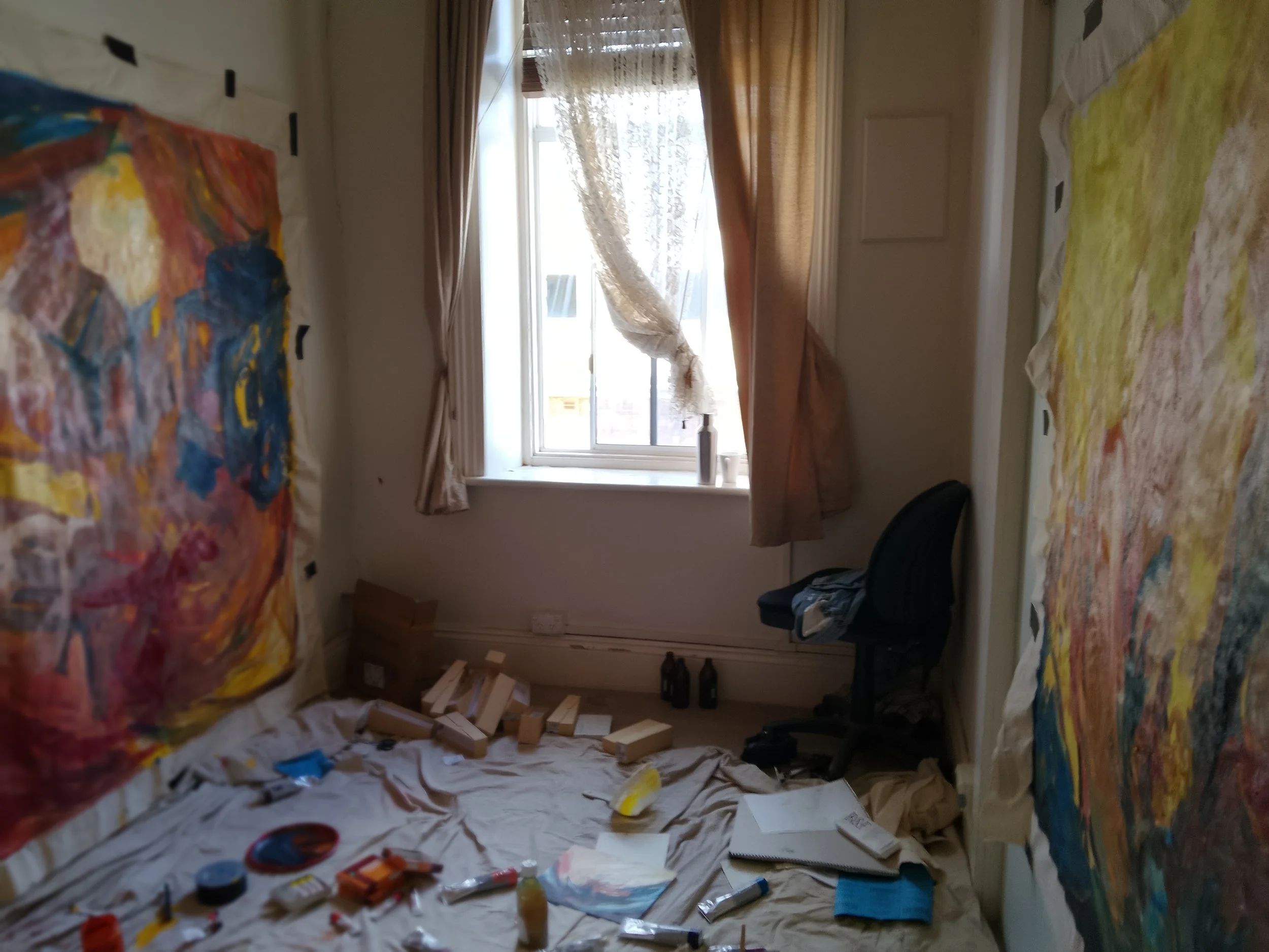 Upstairs studio space