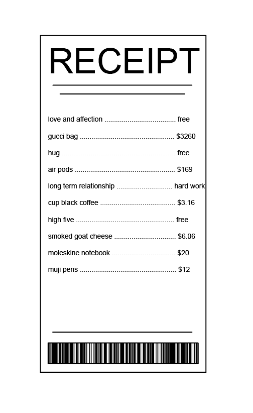 Receipt Graphic