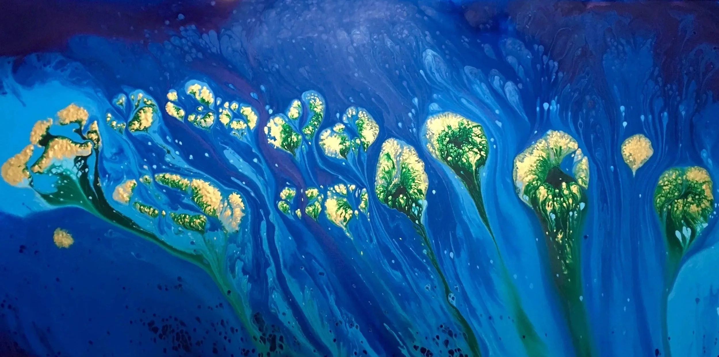Commute, 34"x54", 2020