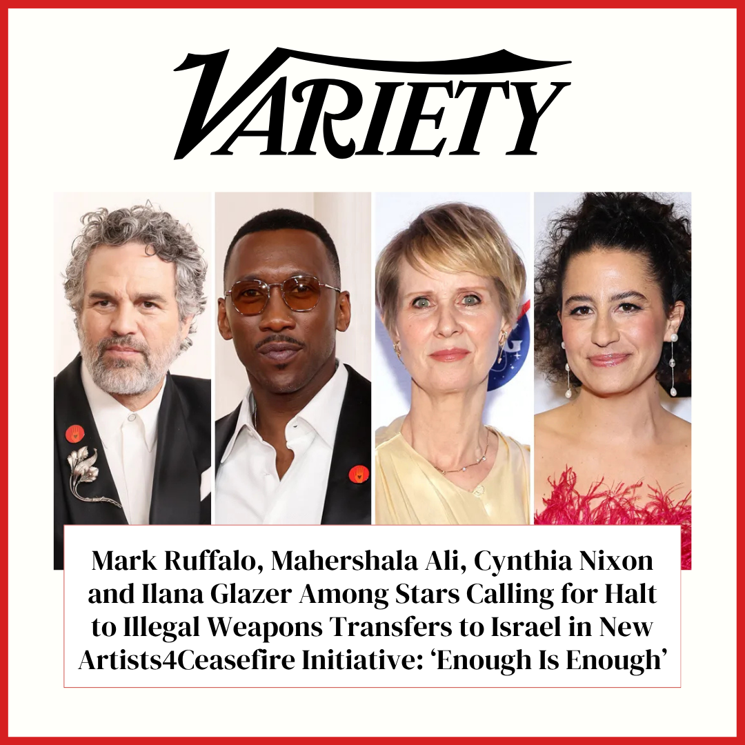 Variety, Artists4Ceasefire