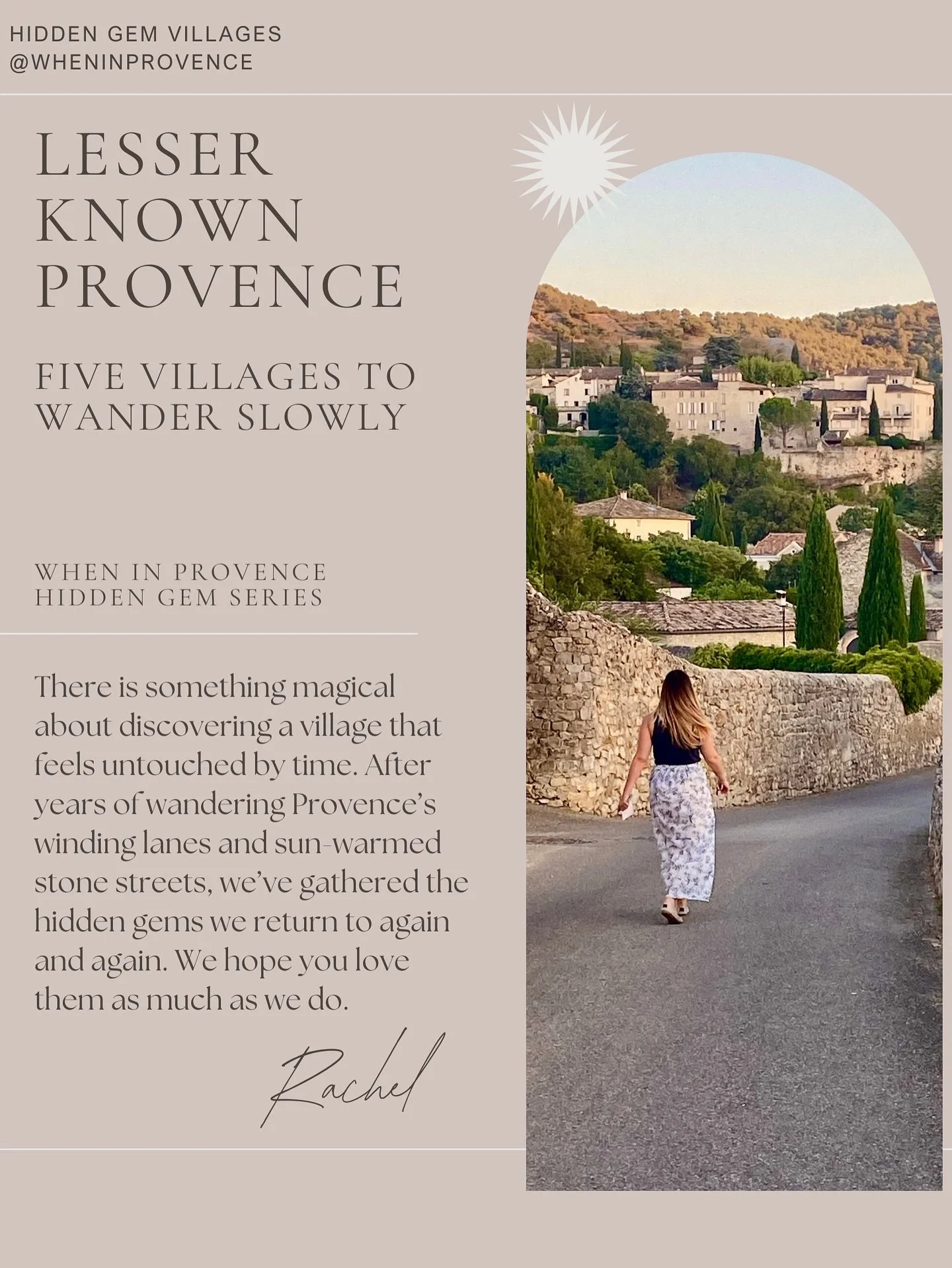 Five villages in Provence worth wandering slowly. 

Everyone talks about the famous villages of Provence, but these are the ones we find ourselves returning to again and again.
After years of wandering Provence&rsquo;s winding lanes and sun-warmed st