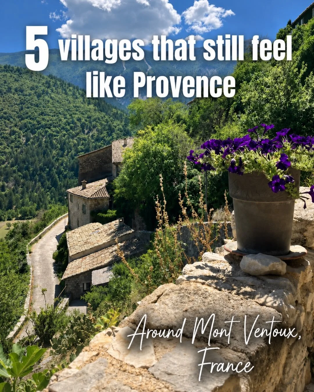 When most people think of Provence, they picture places like Gordes, Roussillon, or Saint-R&eacute;my. But living near Mont Ventoux has introduced me to a different side of the region.

Scattered around &ldquo;Le G&eacute;ant de Provence&rdquo; are d