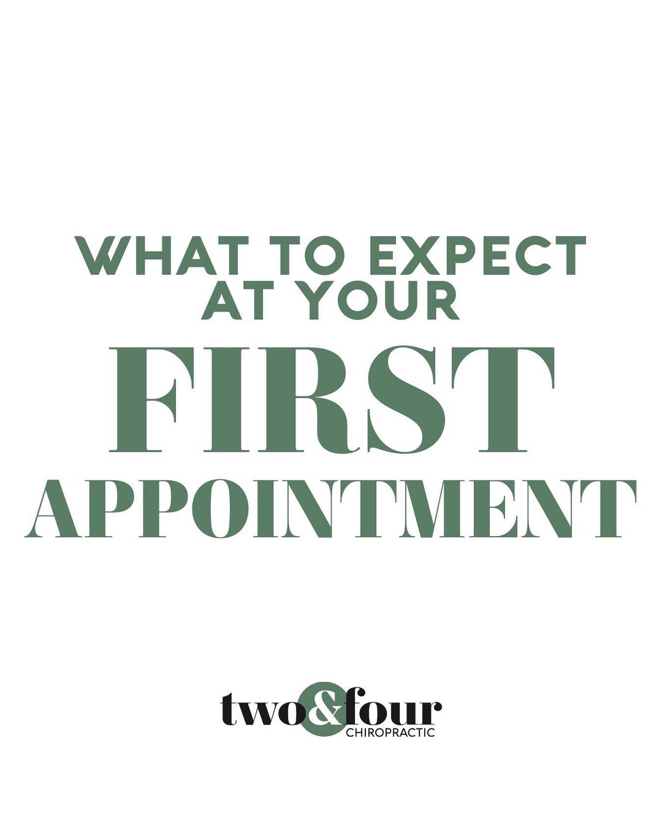 What should you expect at you first visit? 
1. Review of your reasons for seeking care
2. Education on pain and how chiropractic care can help 
3. Orthopedic and neurologic testing
4. Treatment 
5. Exercise coaching and home instructions 

Our goal i