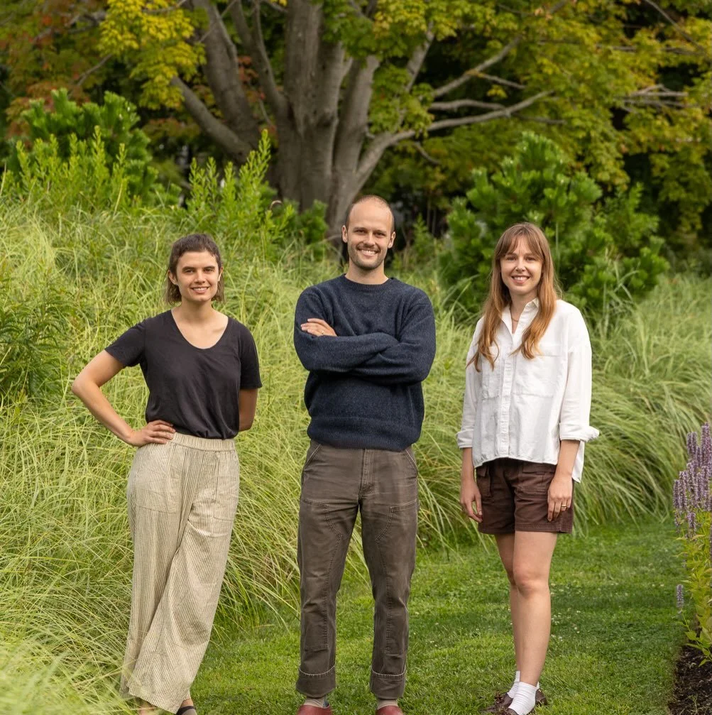 The faces behind the gardens. We continue to grow and work with our dream clients, but intentionally remain a small office to be as nimble as possible on our projects. 

We&rsquo;ll be the ones picking up the phone, walking the site with you, and bri