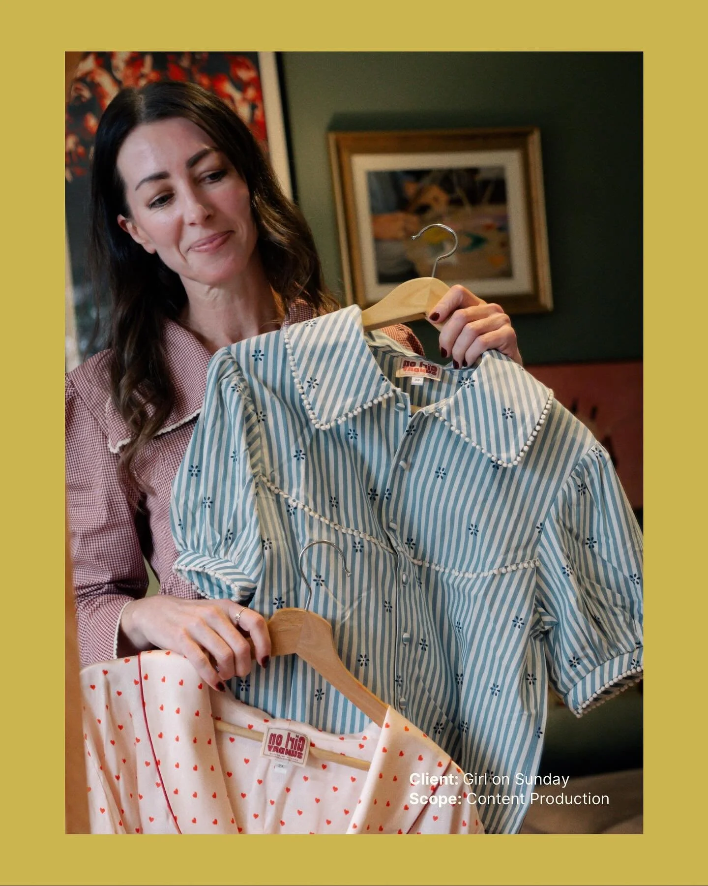 Recent work for the always inspiring @girlon_sunday. It&rsquo;s been so cool to be part of Sally&rsquo;s journey, and as our scope expands into paid we&rsquo;re excited to take GoS even further in 2026.

We love slow fashion, and we love Melbourne ma