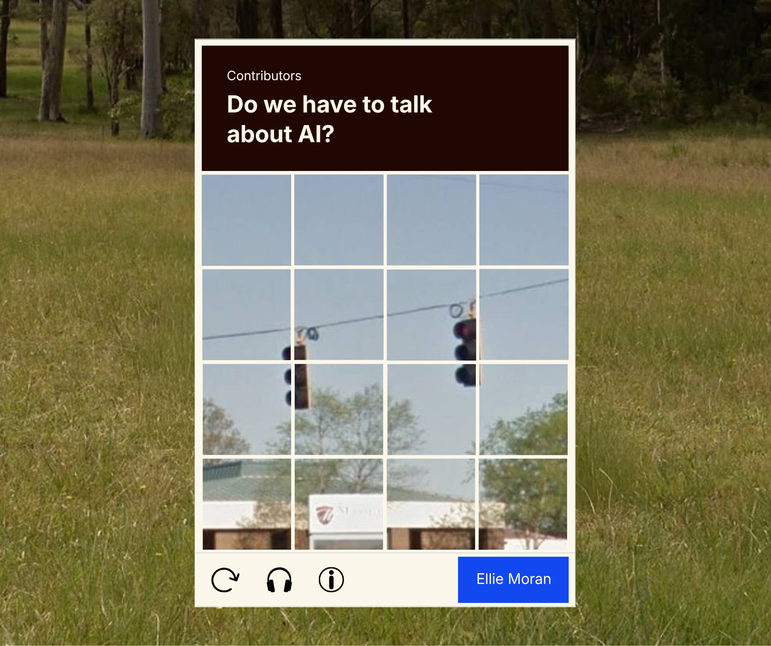 Do we have to talk about AI?
