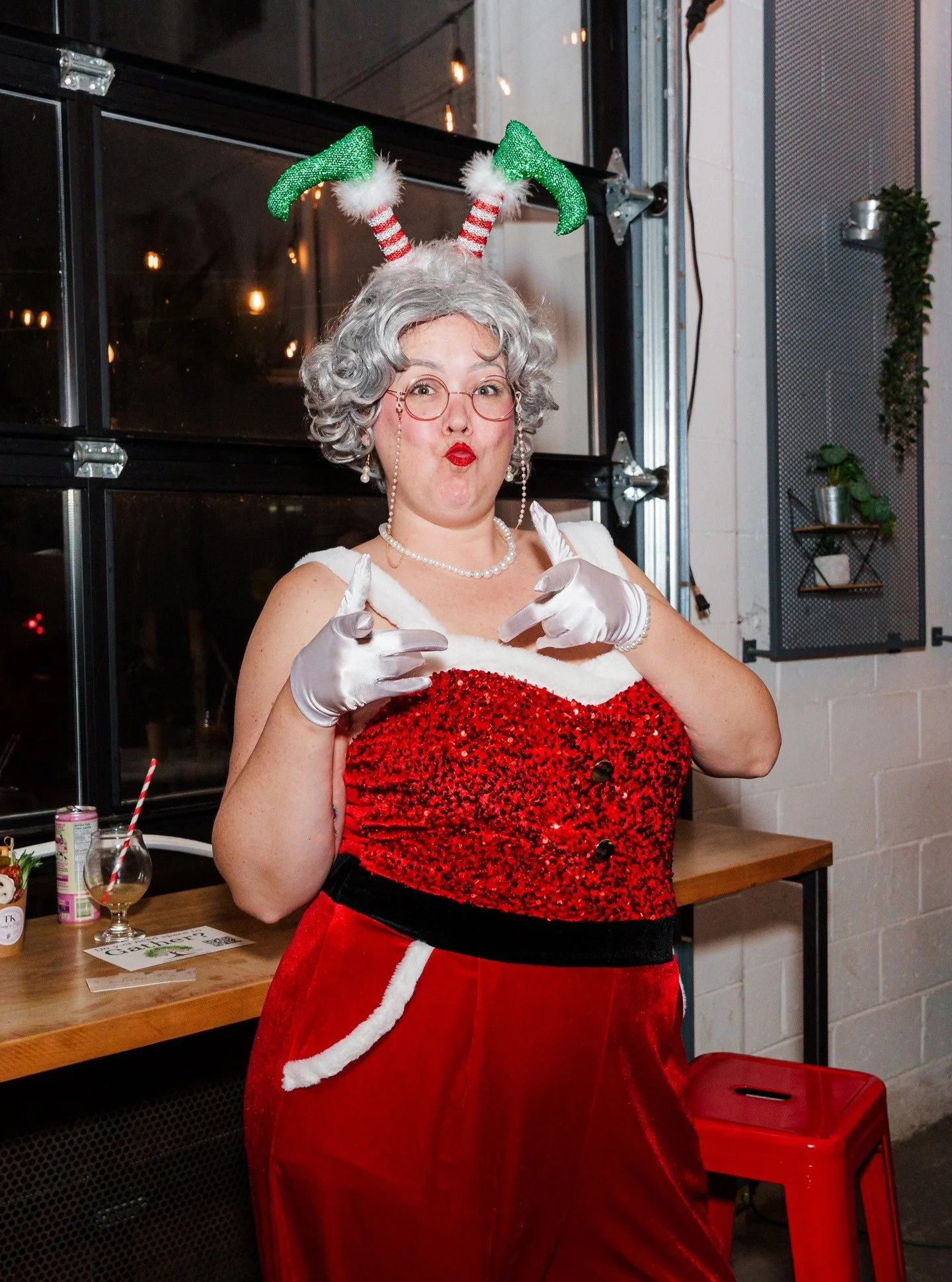 Two holiday looks.
One wholesome.
One unhinged.
Pick your fighter.
Festive Event photography spots are open, let's keep me busy this season.
Book now before I get swept away by candy cane chaos.
Also available as Mrs. Claus without the camera.
Yes, w