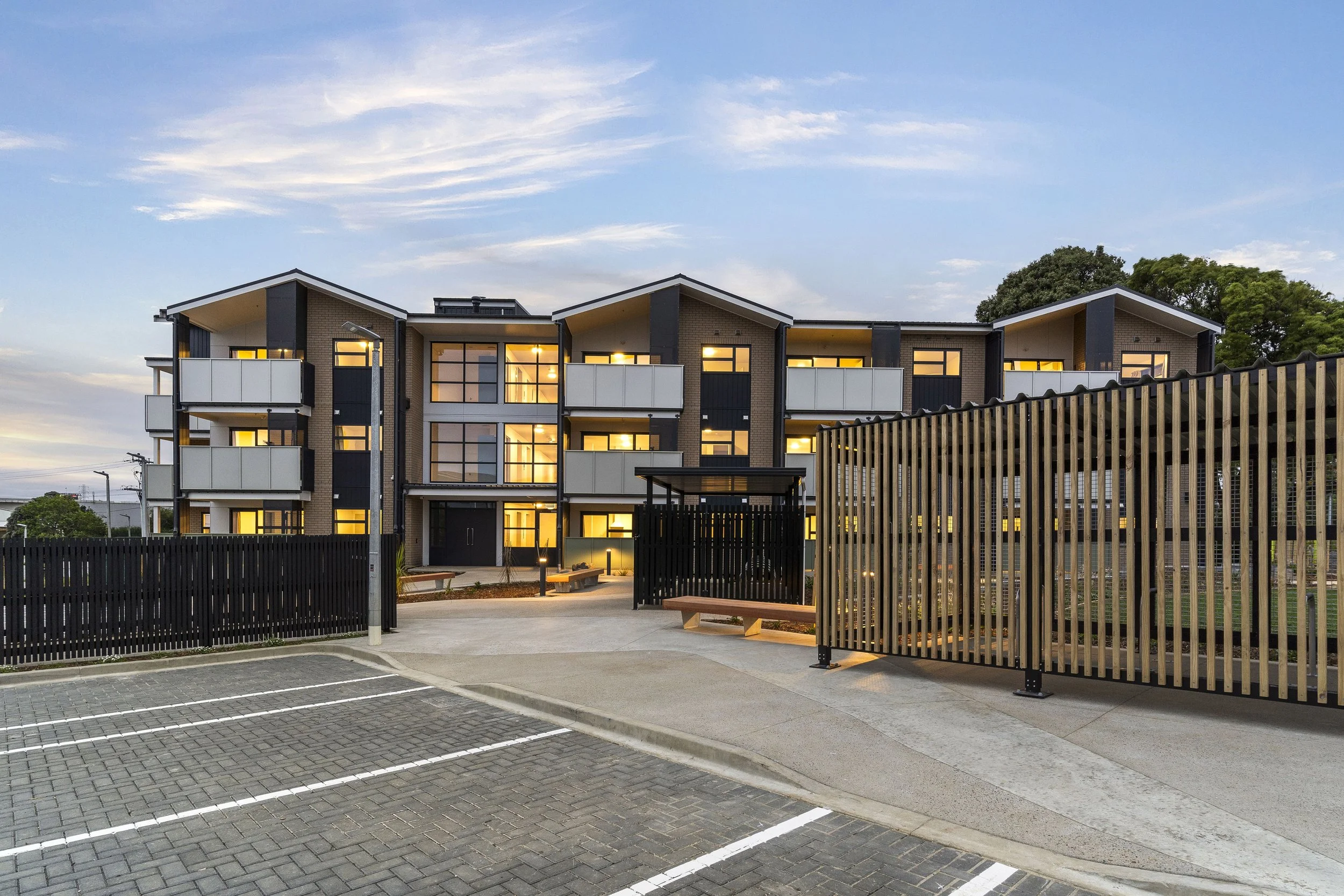 Residential subdivision built by Signature Construction