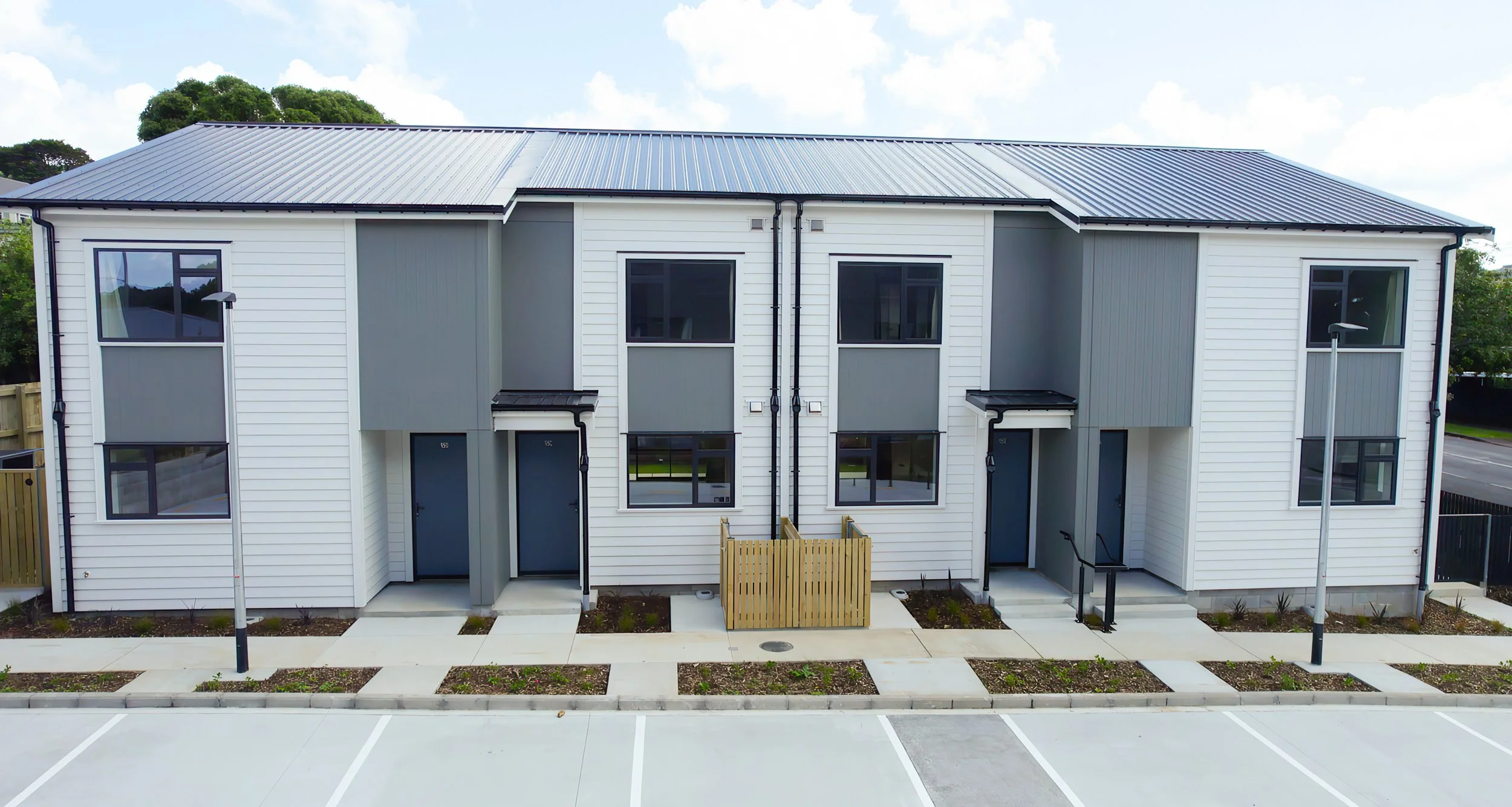 Housing project built to architectural specifications