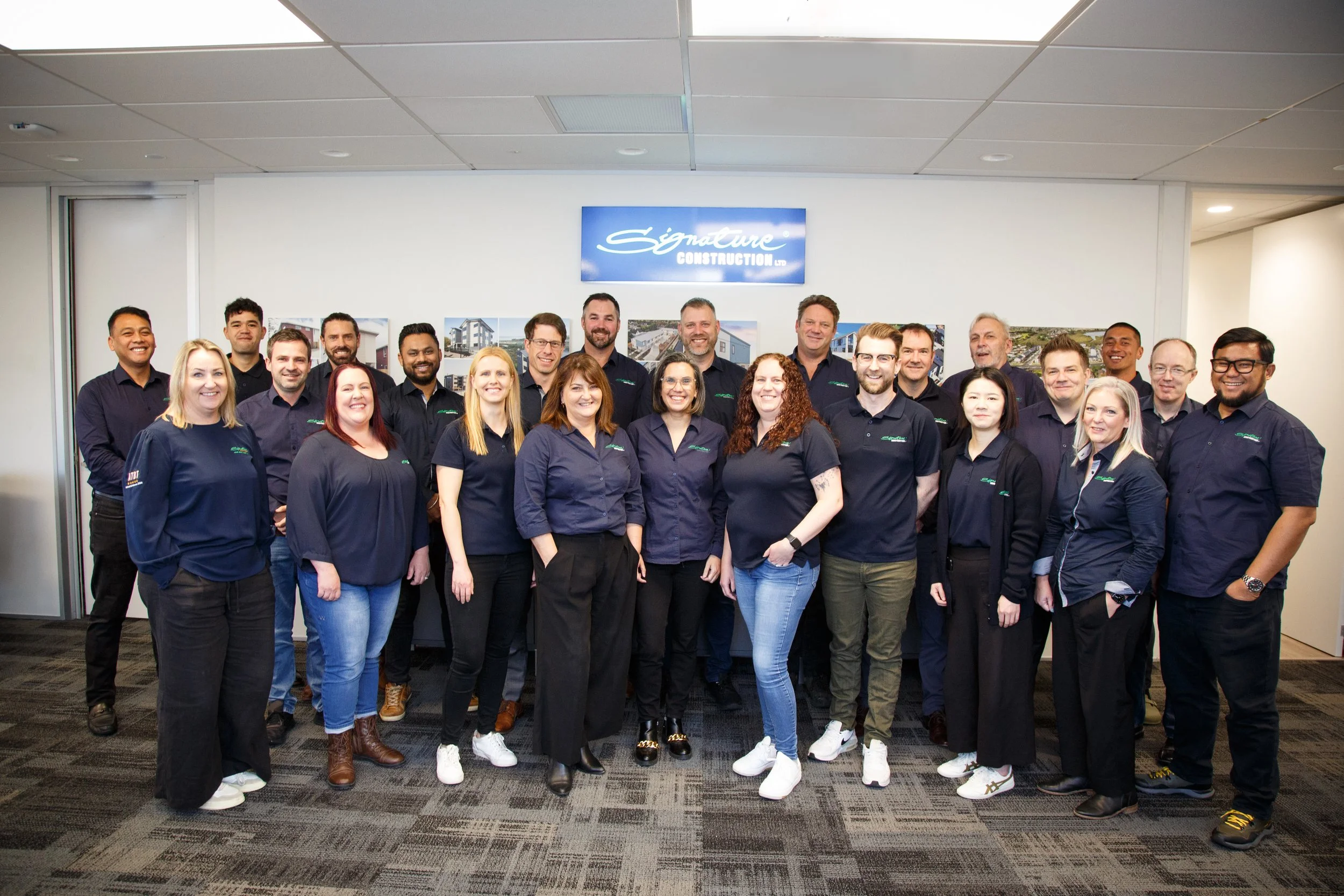 Signature Construction leadership and construction specialists