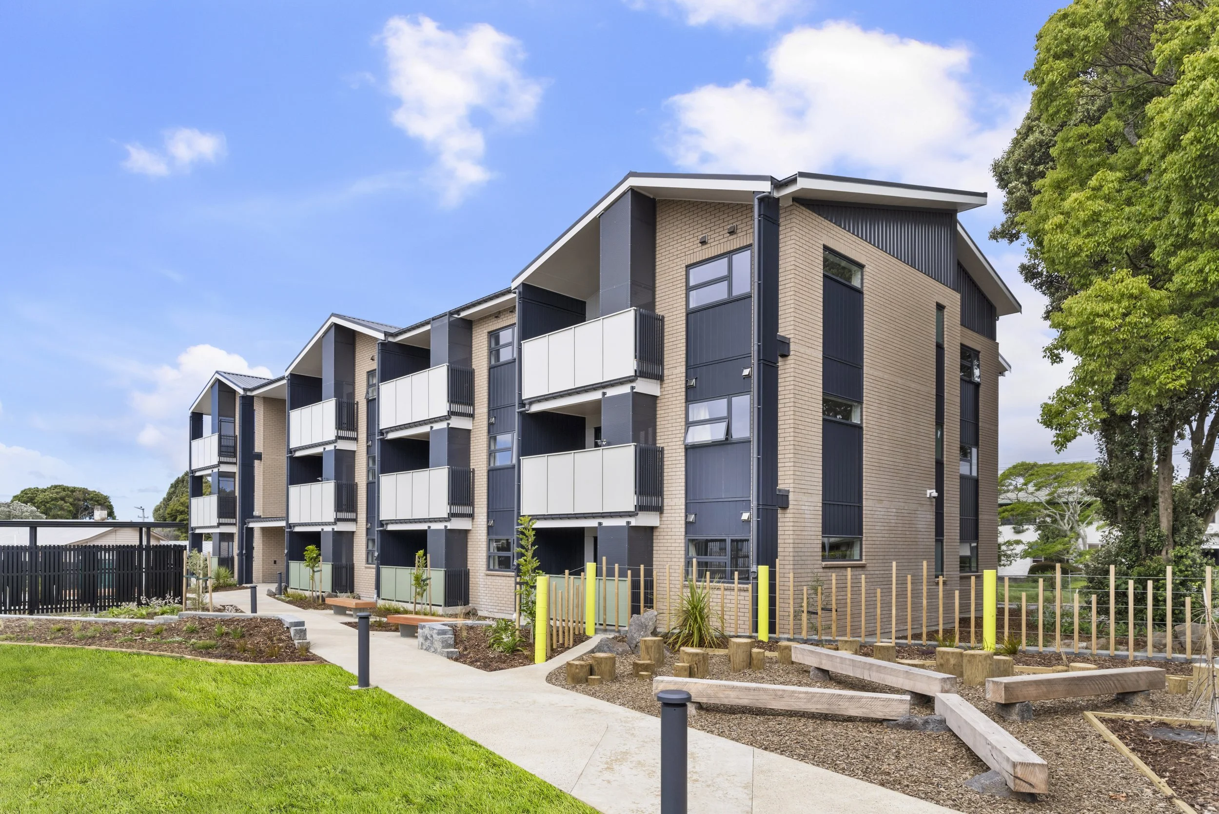 Master-planned multi-home neighbourhood built by Signature Construction
