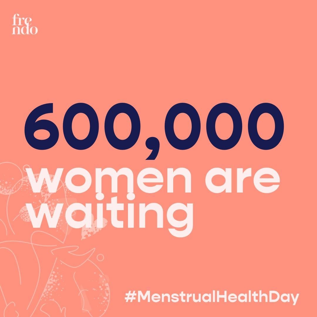Today is #MenstrualHealthDay and yet... ⁠
⁠
There are 600,000 women in England alone, waiting for gynecological treatment for symptoms such as heavy periods, irregular bleeding, abnormal cells, and diseases including fibroids, endometriosis and cervi