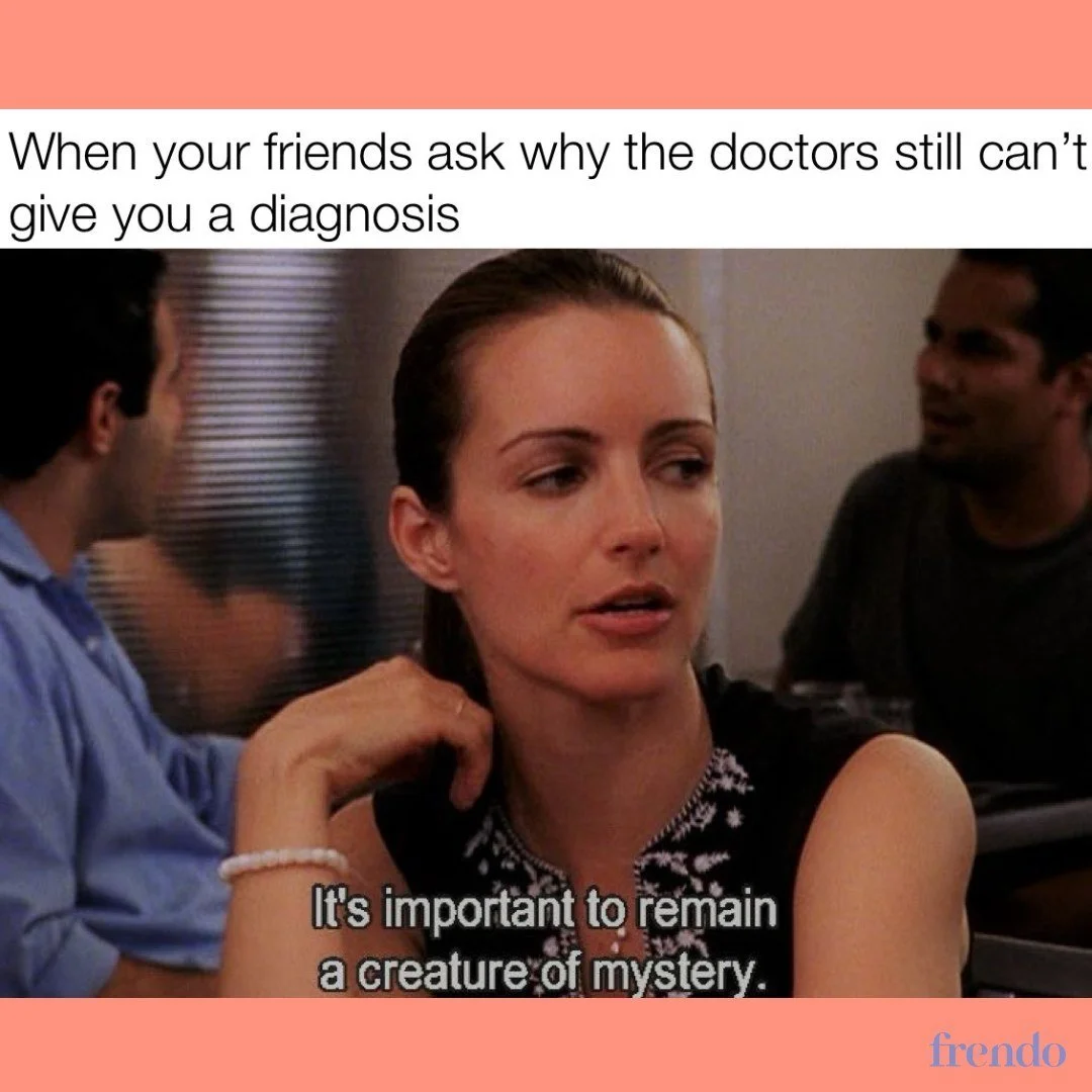 Let's talk about DIAGNOSIS DELAY 👀⁠
⁠
The average time it takes for a person to be diagnosed after the onset of Endometriosis symptoms is 10 years. For our founder it was 18, and for other frendos who've shared their story it's 20 and 25 years. ⁠
⁠
