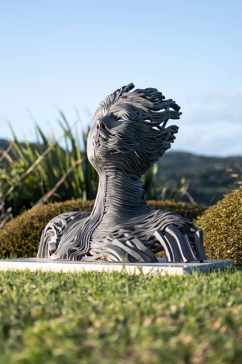 Stainless Steel Lady Sculpture