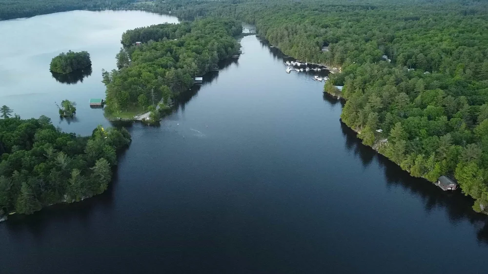 Drone Shot of Marina