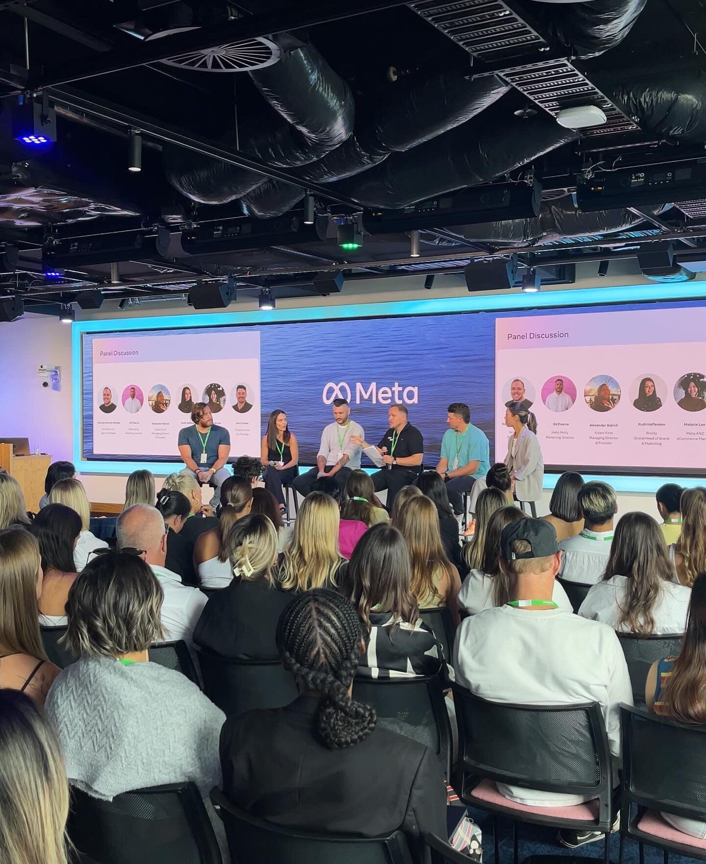 A sneak peak into what the Growth Huntr team got up to this week 👉🏼 The GH teamed collaborated with Meta to host an inspiration and education day with some of our amazing clients from @boody @hellomolly and @kulanikinis to discuss all things paid m