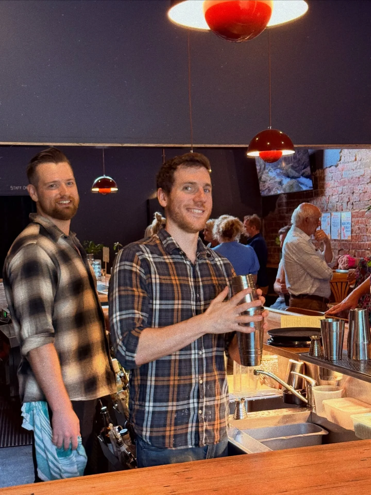 shaking tins &lsquo;til 9 

see you at ours x

closed jan 26