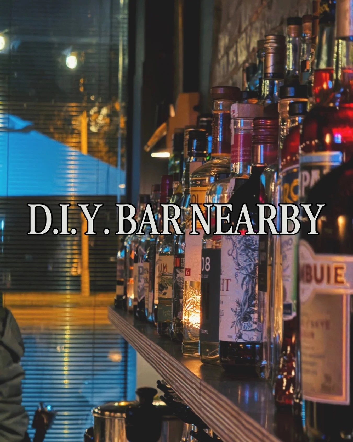 A BAR NEARBY FIRST. As we&rsquo;ll be closed over Easter, we don&rsquo;t want anyone missing out on their favourite cocktails.

To give Freddie a chance to earn a bit of pocket money over the school holidays, we&rsquo;ve decided to let guests DIY the